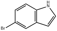 5-ブロモインドール 化学構造式