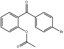 2-ACETOXY-4'-BROMOBENZOPHENONE Structure