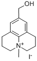1H,5H-Benzo(ij)quinolizinium, 2,3,6,7-tetrahydro-9-(hydroxymethyl)-4-m ethyl-, iodide|