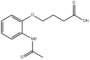 4-(2-acetamidophenoxy)butanoic acid Structure