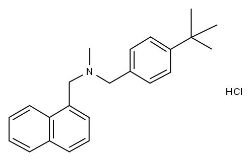 Butenafine hydrochloride Structure