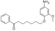 HEPTANOPHENONE, 7-(4-AMINO-2-METHOXYPHENOXY)-|