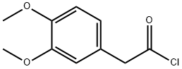 (3,4-ジメトキシフェニル)アセチルクロリド 化学構造式