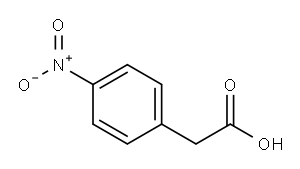对硝基苯乙酸, 104-03-0, 结构式