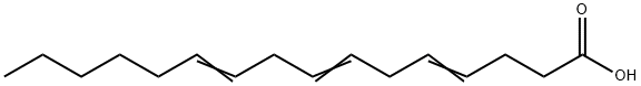 4,7,10-hexadecatrienoic acid Structure