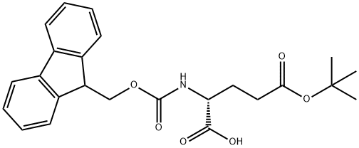 Fmoc-D-glutamic acid gamma-tert-butyl ester Structure