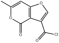 4H-Furo[3,2-c]pyran-3-carbonyl chloride, 6-methyl-4-oxo- (9CI)|