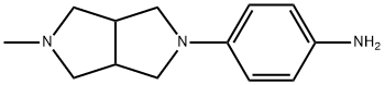 4-(Hexahydro-5-methylpyrrolo[3,4-c]pyrrol-2(1H)-yl)benzenamine|4-(六氢-5-甲基吡咯并[3,4-C]吡咯-2(1H)-基)苯胺