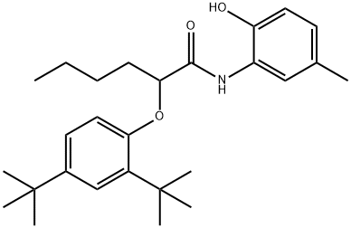 Hexanamide, 2-[2,4-bis(1,1-dimethylethyl)phenoxy]-N-(2-hydroxy-5-methylphenyl)-|