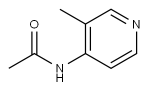 Acetamide, N-(3-methyl-4-pyridinyl)- (9CI) Structure