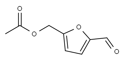 5-乙酰氧基甲基-2-呋喃醛, 10551-58-3, 结构式