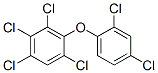 2,2',4,4',5,6-hexachlorodiphenyl ether Structure
