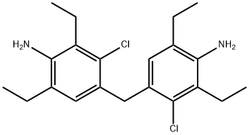 Bis(4-amino-2-chloro-3,5-diethylphenyl)methane Structure