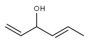 1,4-Hexadien-3-ol Structure
