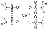 トリフルオロメタンスルホン酸セリウム(IV) 化学構造式