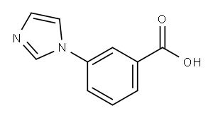 3-(1H-IMIDAZOL-1-YL)BENZOIC ACID Structure