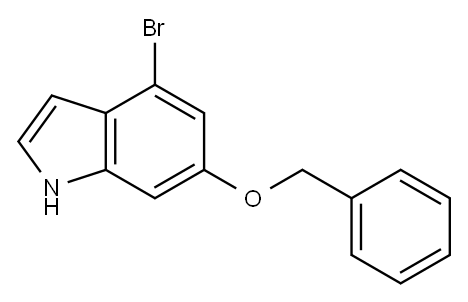 1H-Indole, 4-broMo-6-(phenylMethoxy)-|6-(苄氧基)-4-溴-1H-吲哚