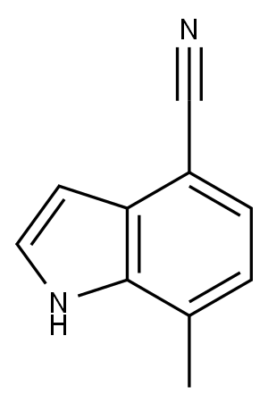 1H-Indole-4-carbonitrile, 7-Methyl-|7-甲基-1H-吲哚-4-甲腈