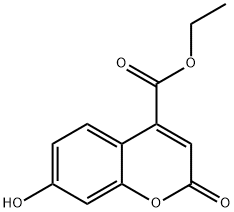 ETHYL 7-HYDROXYCOUMARIN-4-CARBOXYLATE Struktur