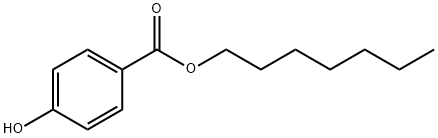 Heptyl 4-hydroxybenzoate Struktur