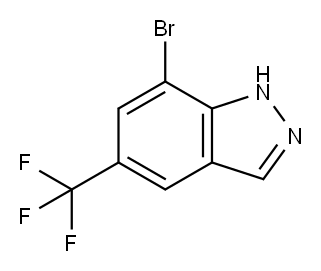 1H-Indazole,7-broMo-5-(trifluoroMethyl)-|7-溴-5-三氟甲基吲唑