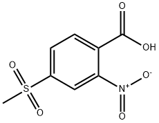 4-[メチルスルホニル]-2-ニトロ安息香酸 化学構造式