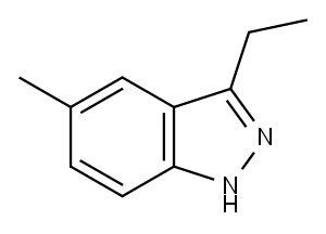 1H-Indazole,  3-ethyl-5-methyl- Structure