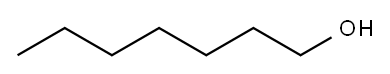 1-Heptanol Structure