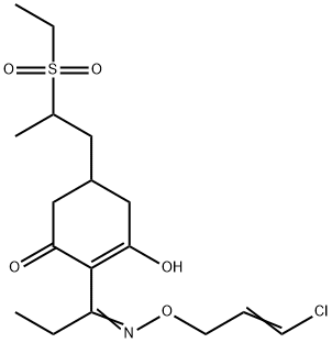 クレトジムスルホン 化学構造式