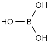 Boric acid Struktur