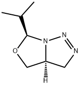 3H,6H-Oxazolo[3,4-c][1,2,3]triazole,3a,4-dihydro-6-(1-methylethyl)-,trans-(9CI) Structure