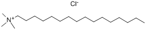 N-Hexadecyltrimethylammonium chloride Struktur