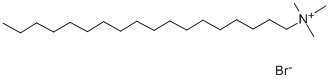 Octadecy trimethyl ammonium bromide Struktur