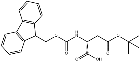 Fmoc-D-Aspartic acid beta-tert-butyl ester Structure
