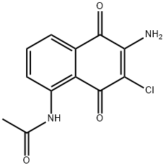 Acetamide,  N-(6-amino-7-chloro-5,8-dihydro-5,8-dioxo-1-naphthalenyl)-|