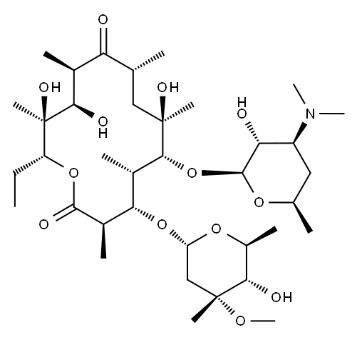 红霉素 结构式