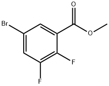 Methyl5-bromo-2,3-difluorobenzoate Struktur