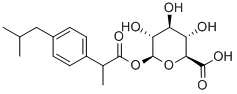 Ibuprofen Acyl-b-D-glucuronide Structure