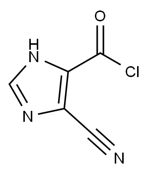 1H-Imidazole-4-carbonyl chloride, 5-cyano- (9CI)|