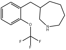 Hexahydro-3-[[2-(trifluoroMethoxy)phenyl]Methyl]-1H-azepine Structure
