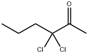 2-Hexanone,  3,3-dichloro- Structure