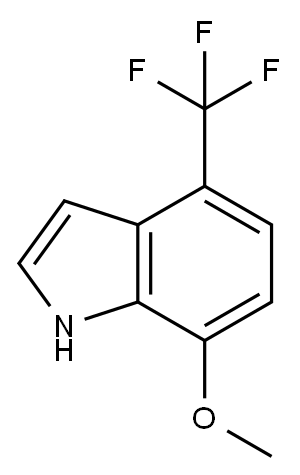 1H-Indole, 7-Methoxy-4-(trifluoroMethyl)-|7-甲氧基-4-(三氟甲基)-1H-吲哚