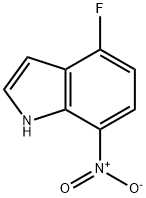 1H-Indole, 4-fluoro-7-nitro- Struktur