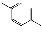 3,5-Hexadien-2-one, 4,5-dimethyl-, (Z)- (9CI) Structure