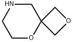 2,5-ジオキサ-8-アザスピロ[3.5]ノナン 化学構造式