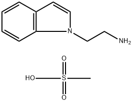 2-(1H-indol-1-yl)ethanaMine Methanesulfonate Structure
