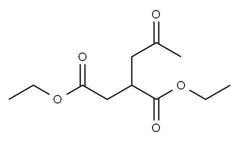 Acetonylsuccinic acid diethyl ester Structure