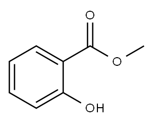 水杨酸甲酯 结构式