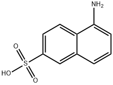 5-氨基萘-2-磺酸 结构式