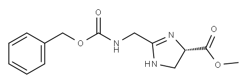 1H-IMIDAZOLE-4-CARBOXYLIC ACID, 4,5-DIHYDRO-2-[[[(PHENYLMETHOXY)CARBONYL]AMINO]METHYL]-, METHYL ESTER, (S)-|